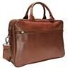 Aktenmappe / Laptop-Tasche aus Vollrindleder cognac 1