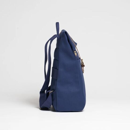 Foldtop Rucksack, Navy Blue