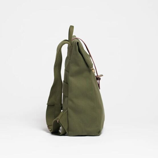 Foldtop Rucksack, Dark Olive