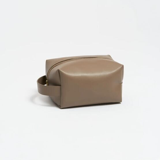 Classic Washbag S - Oleatex Edition, Mocha Brown