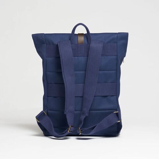 Foldtop Rucksack, Navy Blue