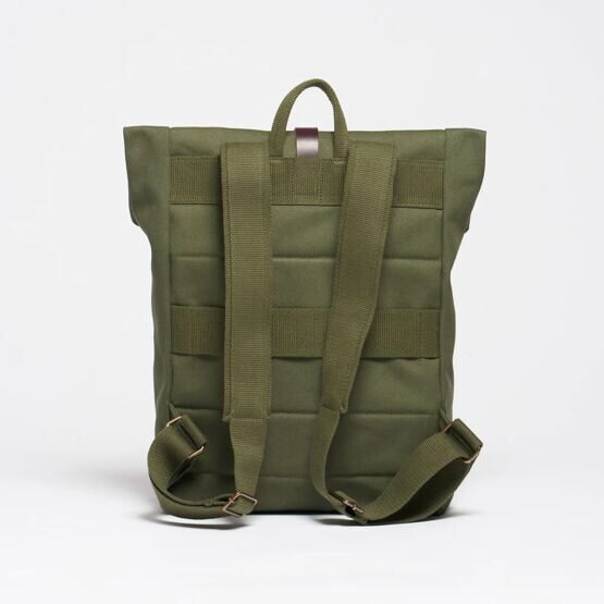 Foldtop Rucksack, Dark Olive