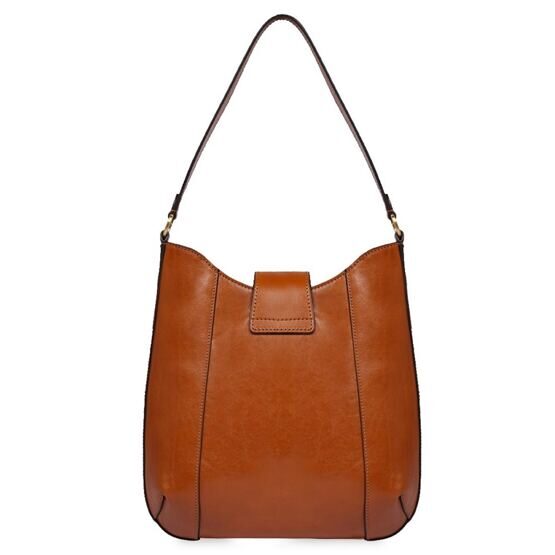 Erica - Hobo Bag Leder, Cognac