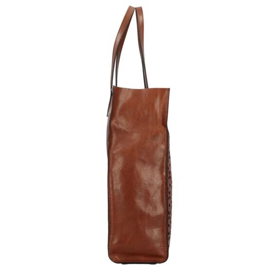 Mirra Wow - Shopping Bag Leder, Braun