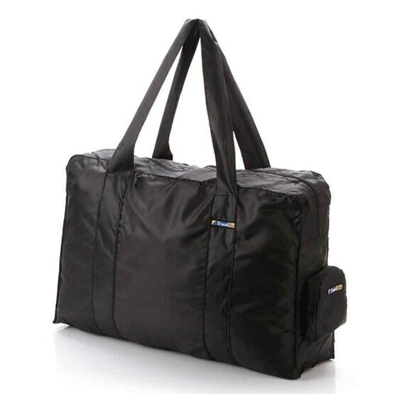 Folding Duffle Bag in Schwarz