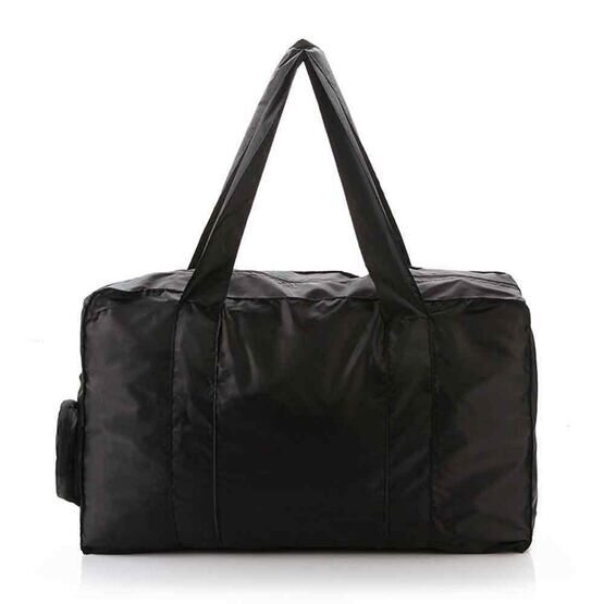 Folding Duffle Bag in Schwarz