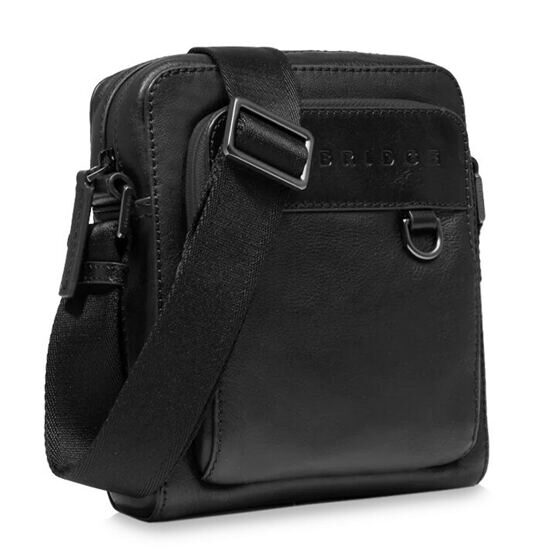 Damiano - Crossbody Bag Leder, Schwarz