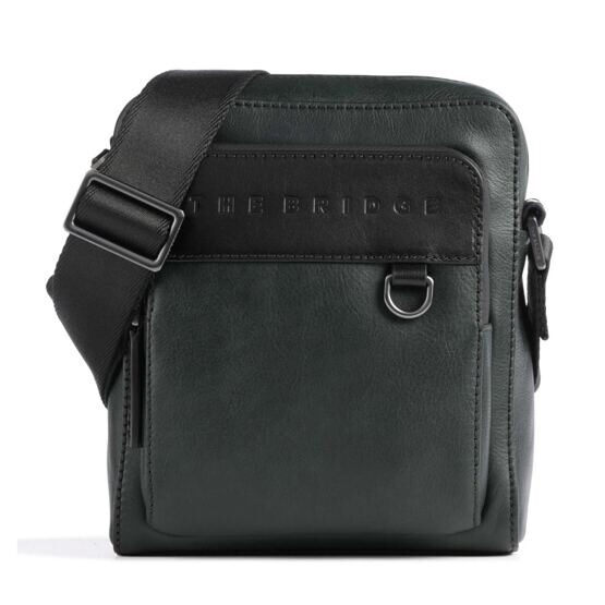 Damiano - Crossbody Bag Leder, Dunkelgrün