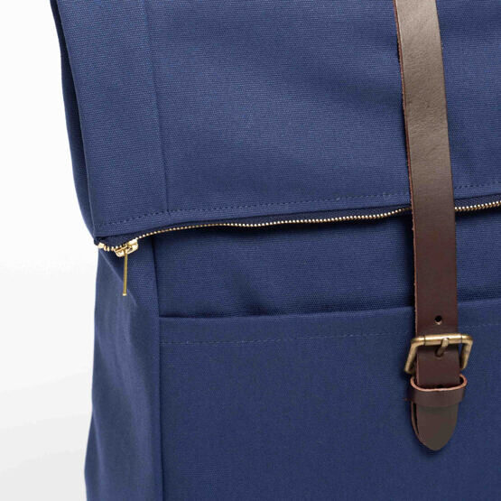 Foldtop Rucksack L, Navy Blue