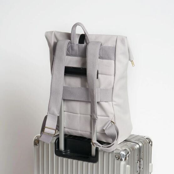 Foldtop Rucksack, Dust Grey