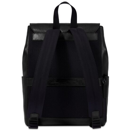 Damiano - Rucksack 13&quot; Leder, Schwarz