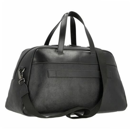 Damiano - Duffle Bag Leder, Schwarz