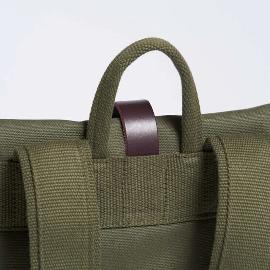 Foldtop Rucksack, Dark Olive