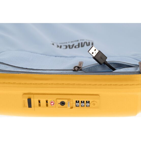 IP1 - 4-Rad Trolley S mit USB Port, Sunset Yellow