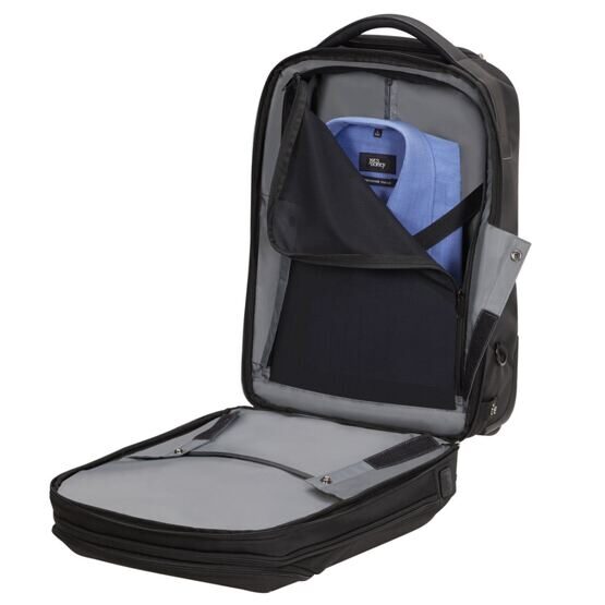 Litepoint Laptop-Rucksack mit Rollen 17&quot; Schwarz