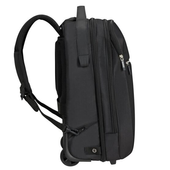 Litepoint Laptop-Rucksack mit Rollen 17&quot; Schwarz