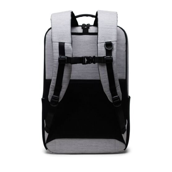 Kaslo - Rucksack in Light Grey Crosshatch