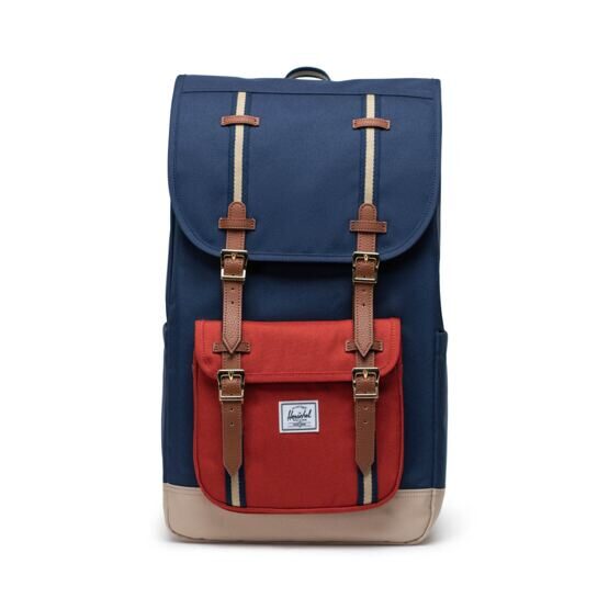 Little America - Rucksack in Blau/Rot