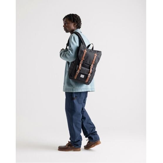 Little America -  Mid Backpack in Schwarz