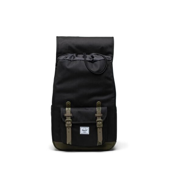 Little America -  Mid Backpack in Black/Ivy Green