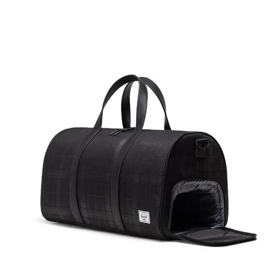 Novel - Duffle in Plaid Emboss