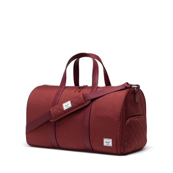 Novel - Duffle in Oxblood Red