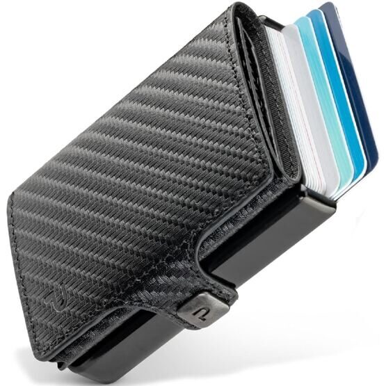 KLIK MAGNET Slim Wallet Carbon 12er