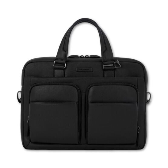 Modus - Schmale Laptoptasche mit IPad-Fach in Schwarz