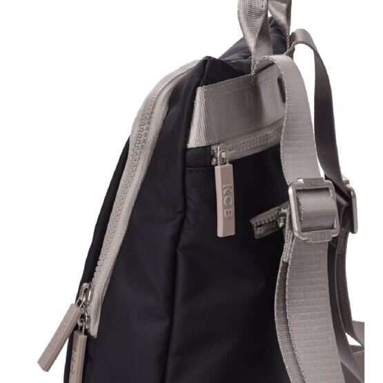 Kleiner Anti-Diebstahl Rucksack Zip, Schwarz