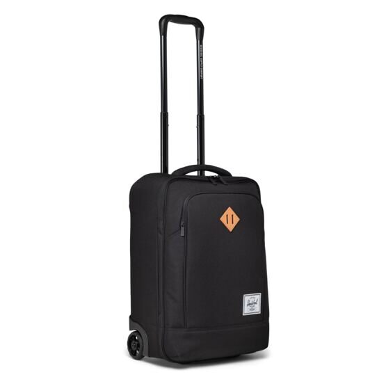 Heritage - Softshell Large Carry On Trolley in Schwarz