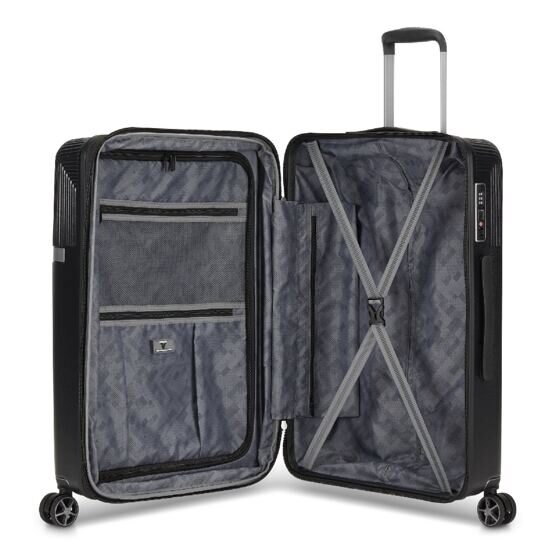 Airglam - 3er Trolley Set in Schwarz