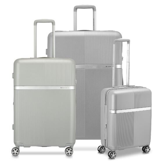 Airglam - 3er Trolley Set in Grau