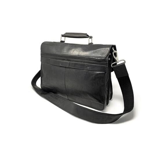 Messenger Business Bag in Washed-Black