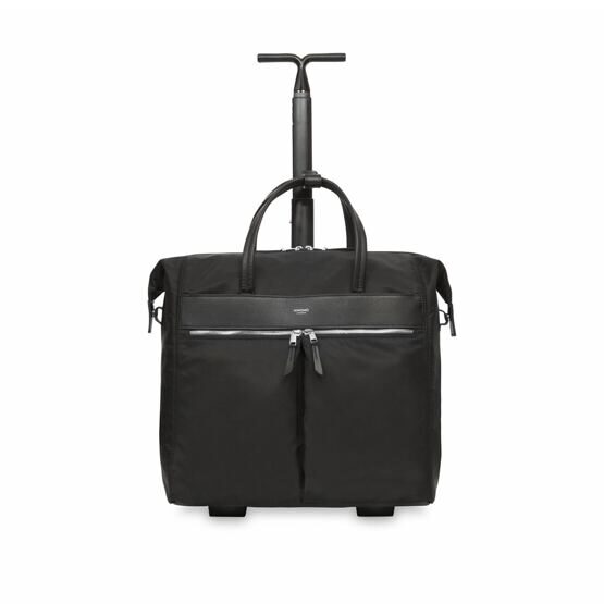 Mayfair Sedley Trolley-Tasche 15&quot; in Schwarz/Silber