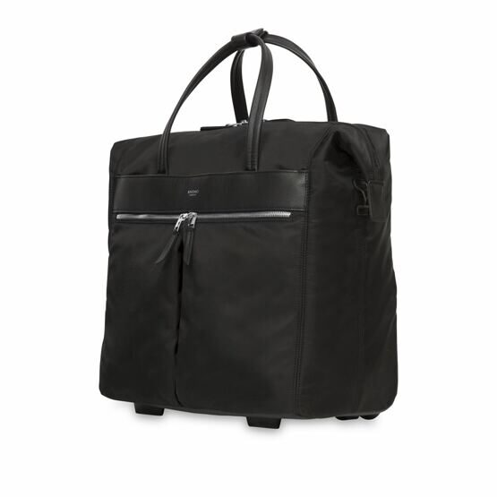 Mayfair Sedley Trolley-Tasche 15&quot; in Schwarz/Silber