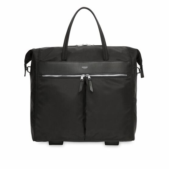 Mayfair Sedley Trolley-Tasche 15&quot; in Schwarz/Silber