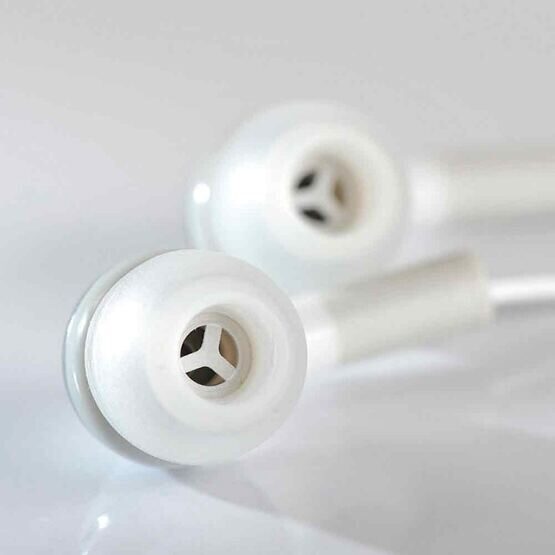 Retractable Earphones in Weiss