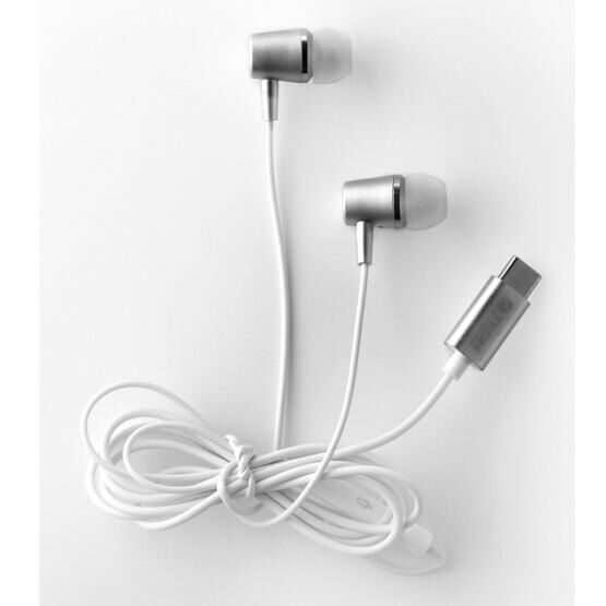 Type C Earphone L in Silber