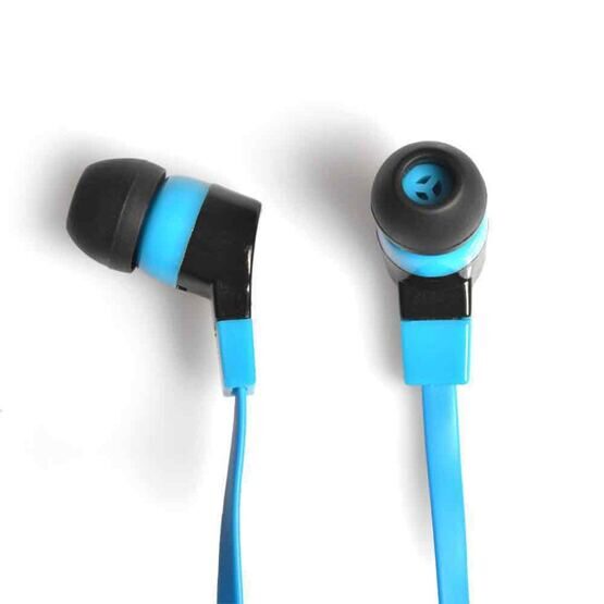 Earphones + Microphone in Blau