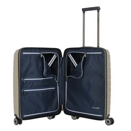 Air Base - 4-Rad Trolley S+ mit Vordertasche, Champagner