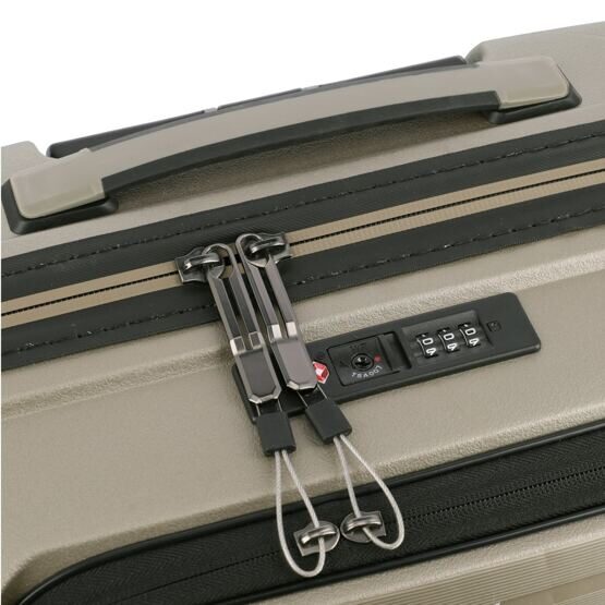 Air Base - 4-Rad Trolley S+ mit Vordertasche, Champagner