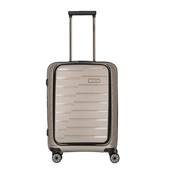 Air Base - 4-Rad Trolley S+ mit Vordertasche, Champagner