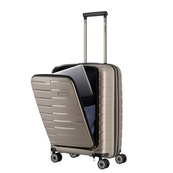 Air Base - 4-Rad Trolley S+ mit Vordertasche, Champagner