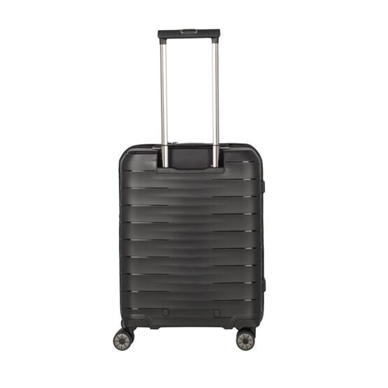 Mooby - Handgepäcktrolley mit Vordertasche, Schwarz