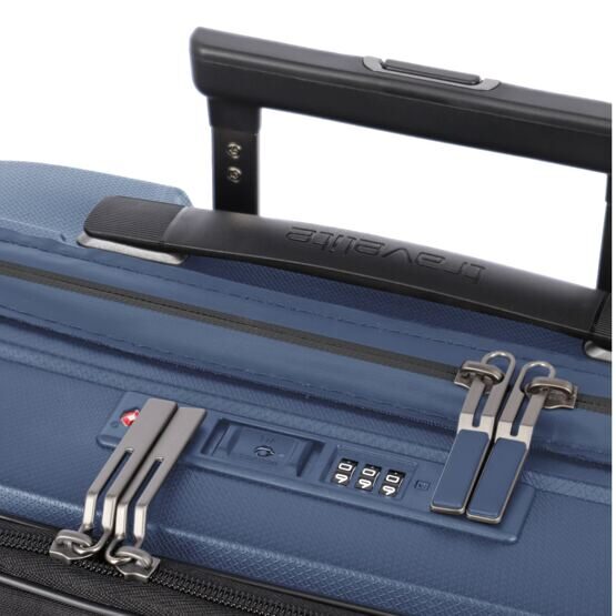 Mooby - Handgepäcktrolley mit Vordertasche, Marineblau