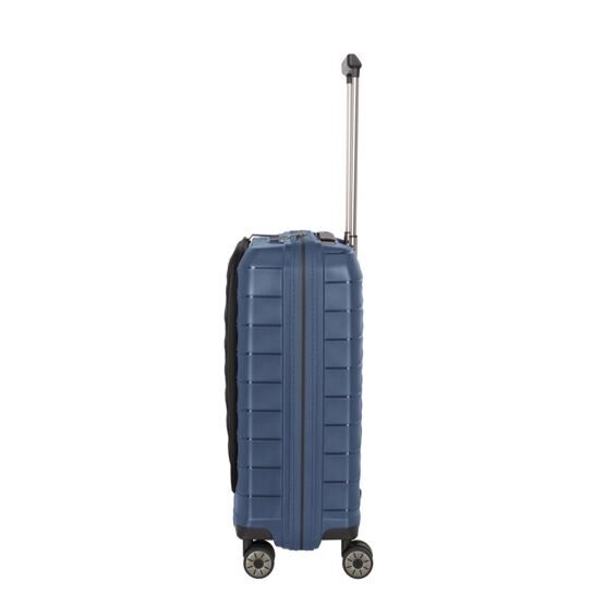 Mooby - Handgepäcktrolley mit Vordertasche, Marineblau