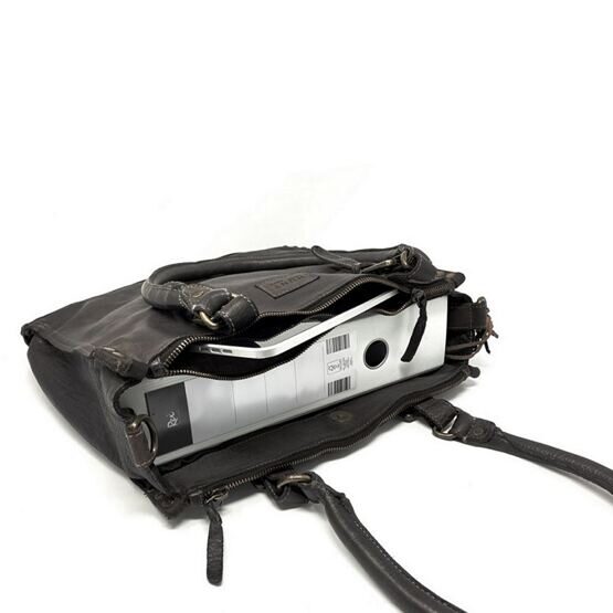 Messenger Business Bag in Washed-Black