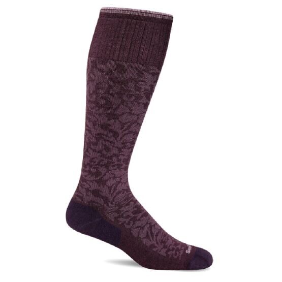 Damask Kompressionstrümpfe Damen Blackberry M/L 39-43