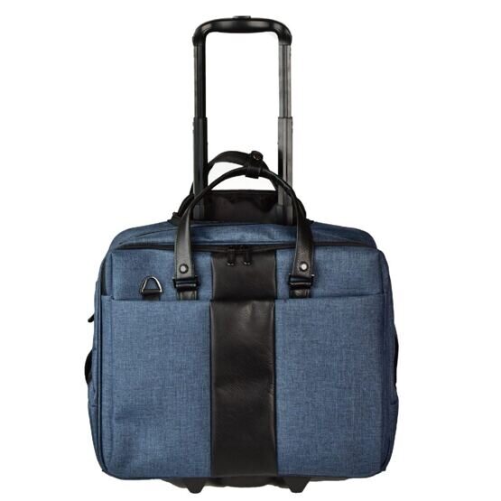 Business Trolley &quot;Office Case&quot; aus Canvas in Blau