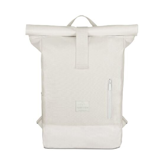 Robin - Rolltop Rucksack M, Creme Weiss